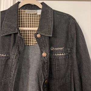 Longaberger Black Denim Jacket